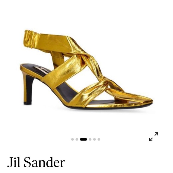 BRAND NEW - Jil Sander top knot black leather heel - Picture 5 of 7